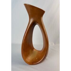 ITALIAN MID CENTURY MODERN SCULPTURAL VASE BY ROBERT RIGON *MARKED 86063*